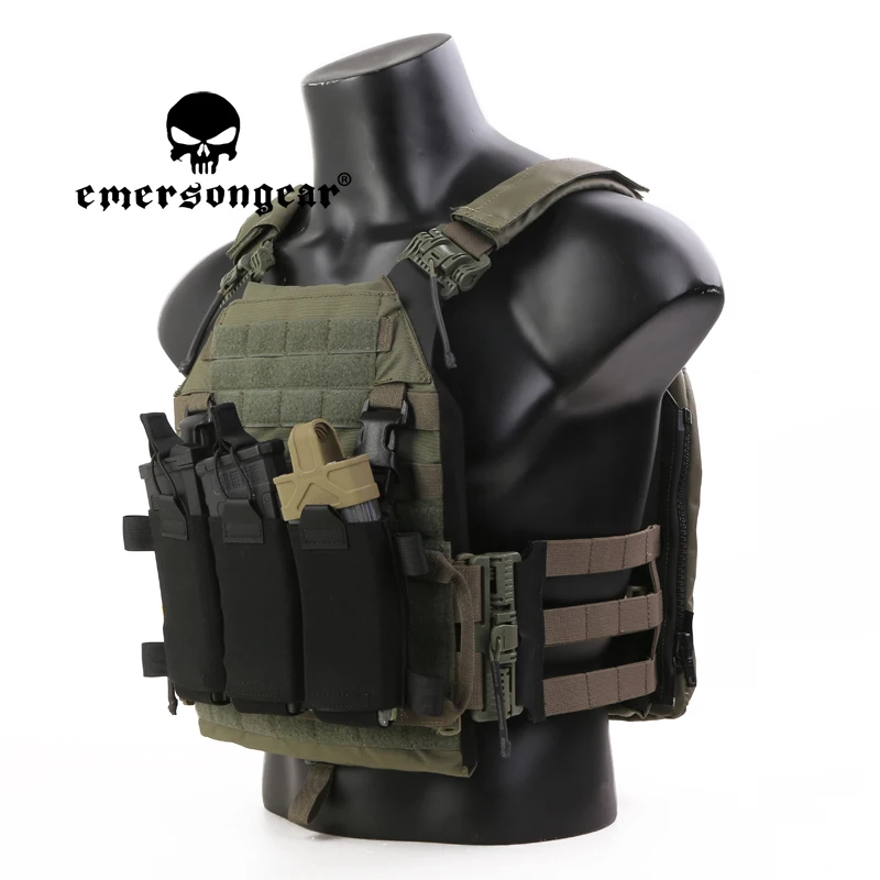 Emersongear Portacargadores Triple 5.56 MOLLE – Cierre Magnético Elástico