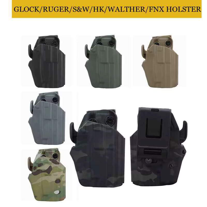 Funda táctica diestro para Ruger S&W Walther PPQ P99 FNX