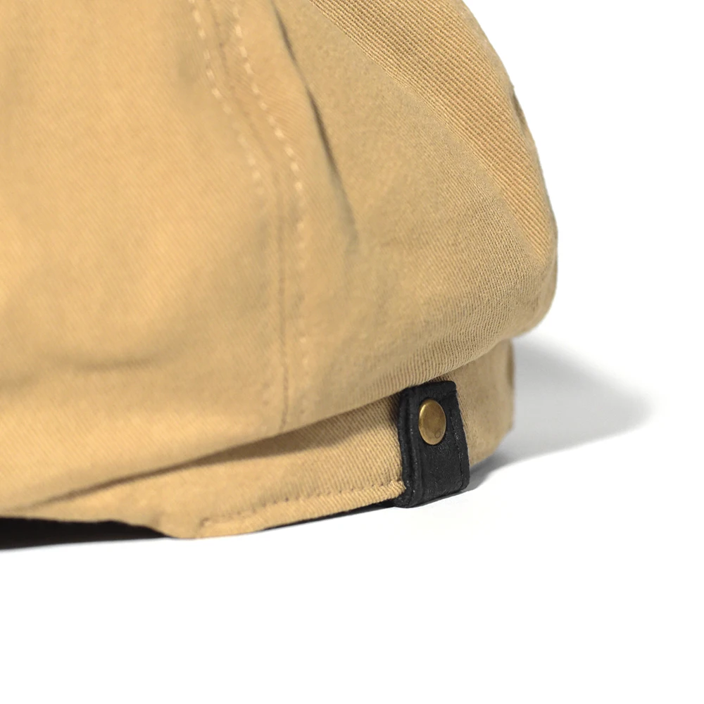 Gorra táctica de algodón estilo Gatsby retro lisa y suave - imagen 4