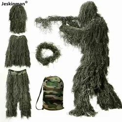 Traje de combate camuflaje biónico francotirador selva hierba