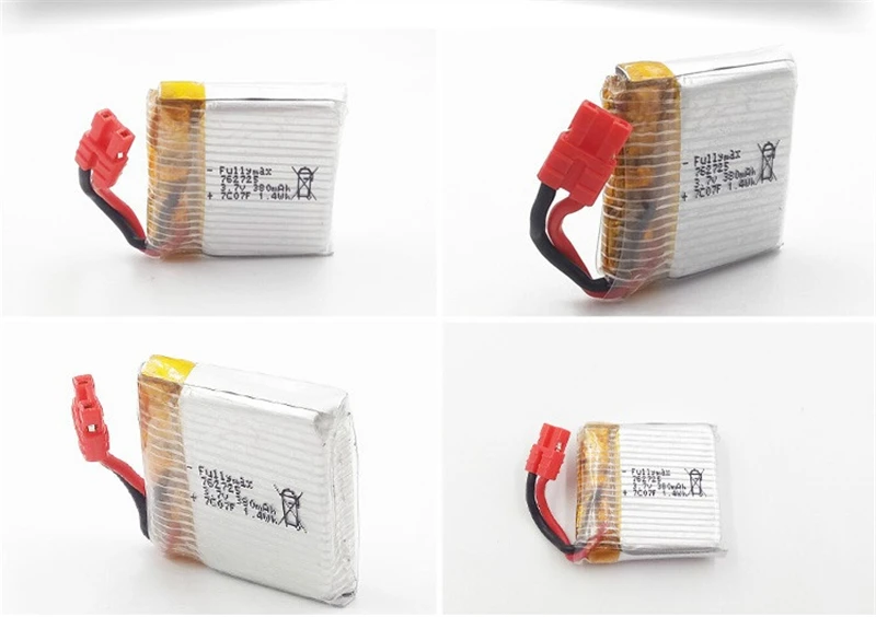 Batería Teranty 3.7V 380mAh para drone SYMA
