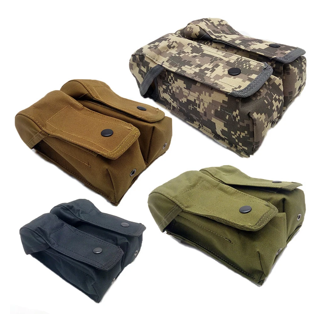Bolsa MOLLE táctica doble camuflaje para revistas AK y caza - imagen 4