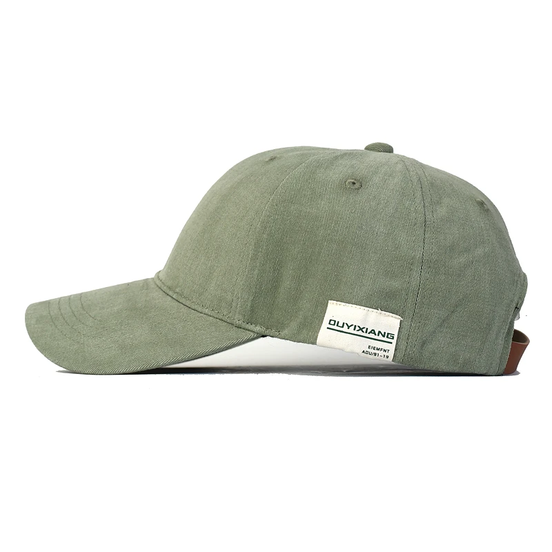 Gorra de béisbol vintage algodón, perfil bajo ajustable informal