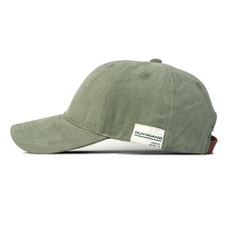 Gorra de béisbol vintage algodón, perfil bajo ajustable informal
