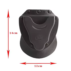 Funda táctica esposas oculta con cinturón negro