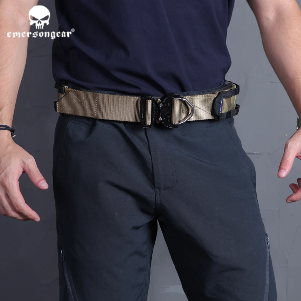 Cinturón táctico militar EmersonGear con anillo D – Caza y acampada - imagen 4