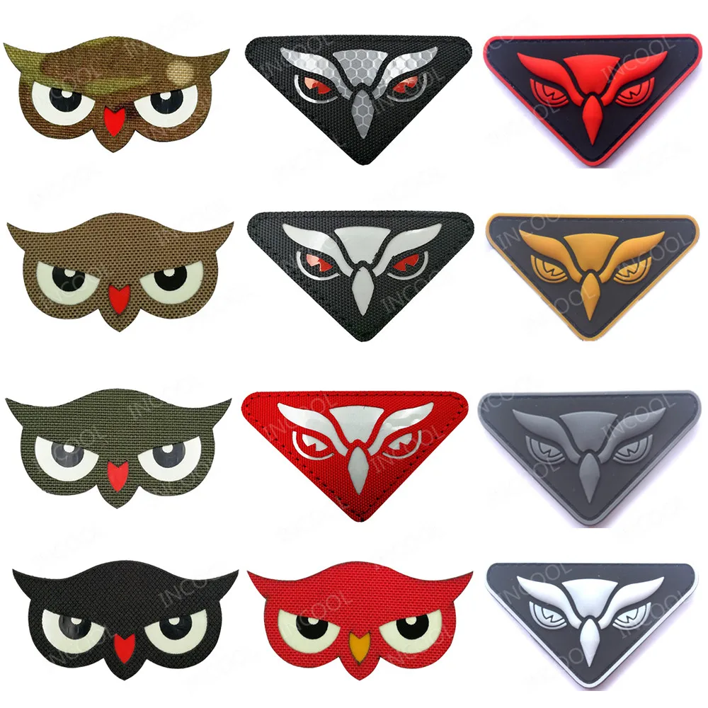 Parche aplicado sobre tejido oscuro mostrando efecto reflectante