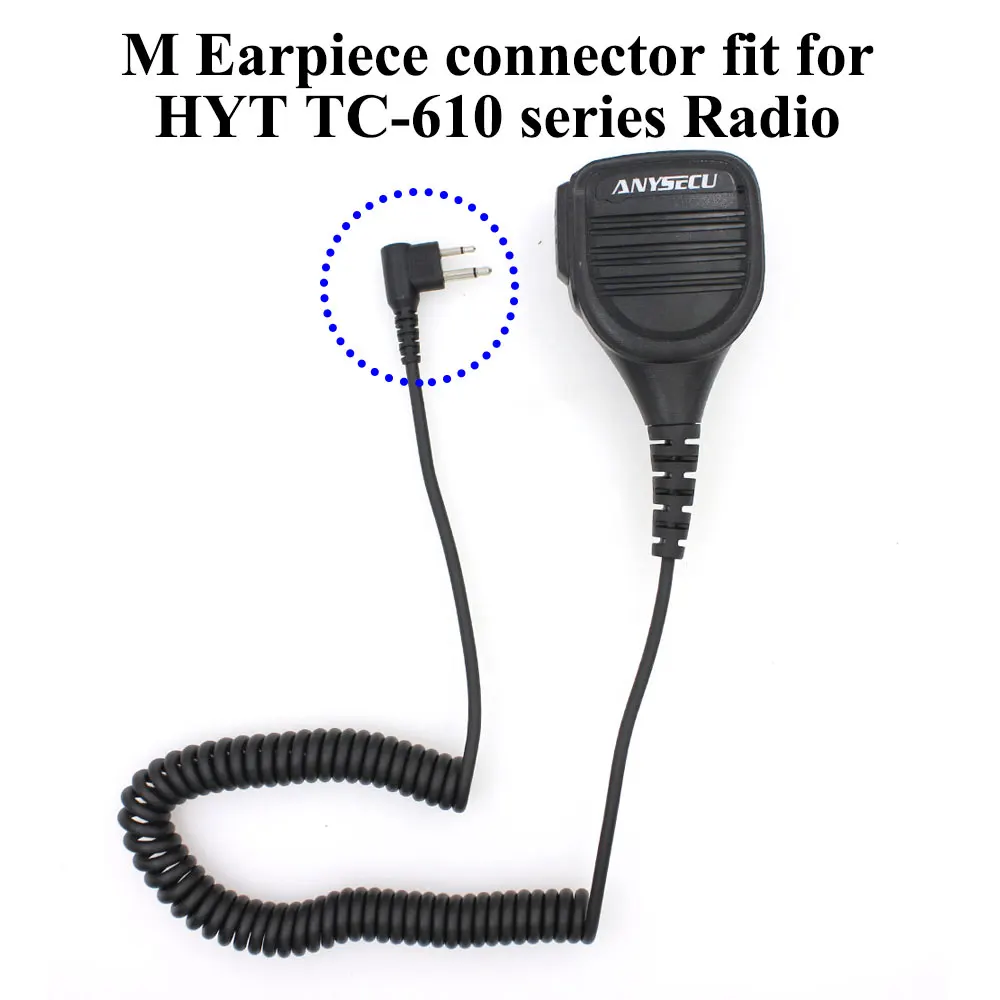 Anysecu Micrófono Altavoz Manos Libres Walkie Talkie Táctico - imagen 5