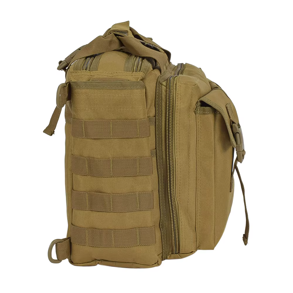 Vista lateral con correas ajustables