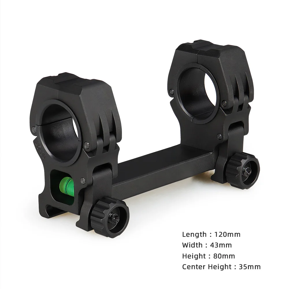 Soporte de mira táctica para rifle en riel airsoft y caza
