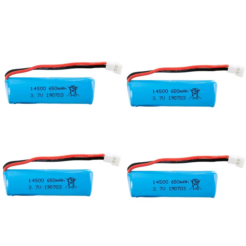 Batería Li-ion 14500 3,7V 650mAh recargable para linternas tácticas - imagen 4