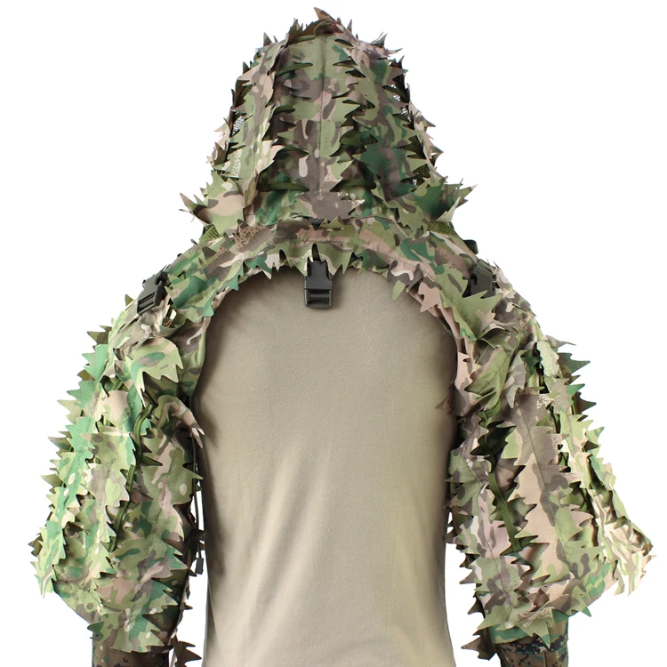 Detalle del diseño 3D y silueta camuflada