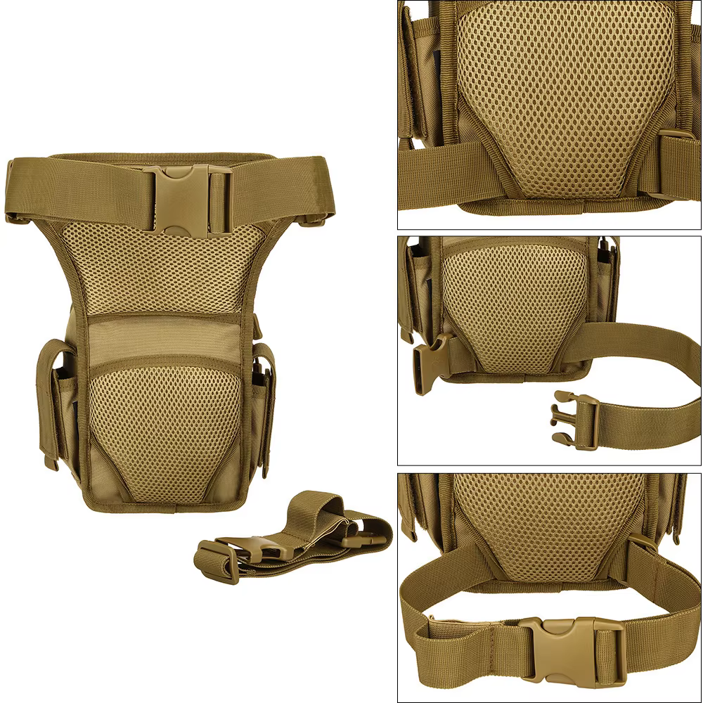 Bolsa de Pierna Táctica Ajustable MOLLE Outdoor - imagen 2