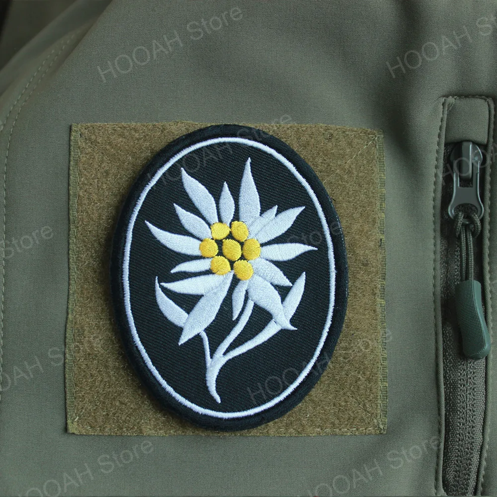 Parche bordado bandera Austria – Aplique táctico para uniformes - imagen 2
