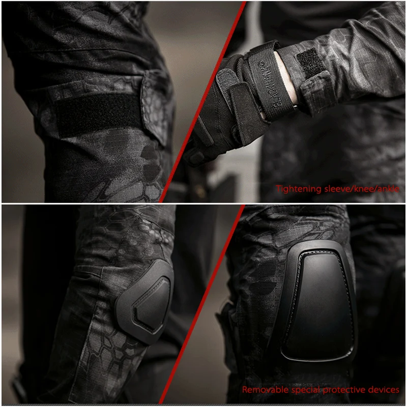 Pantalones cargo con múltiples bolsillos