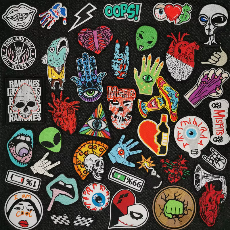 Parche bordado rock n roll