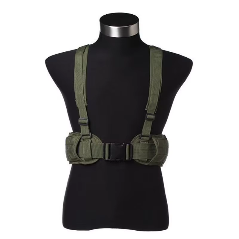 Cinturón táctico MOLLE Airsoft de nailon acolchado ajustable