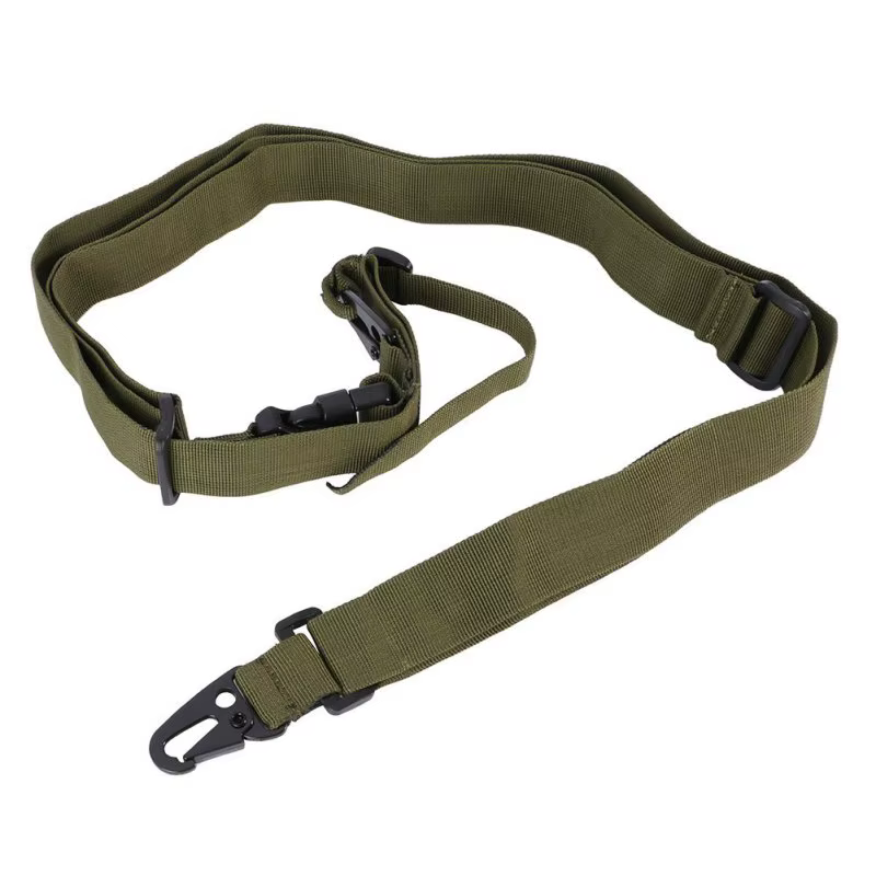 Eslinga táctica 3 puntos rifle elástica giratoria ajustable