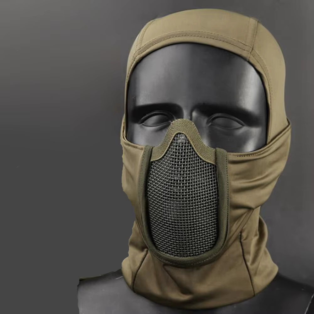 CLUSGO Pasamontañas para Airsoft Balaclava táctica camuflaje - imagen 3