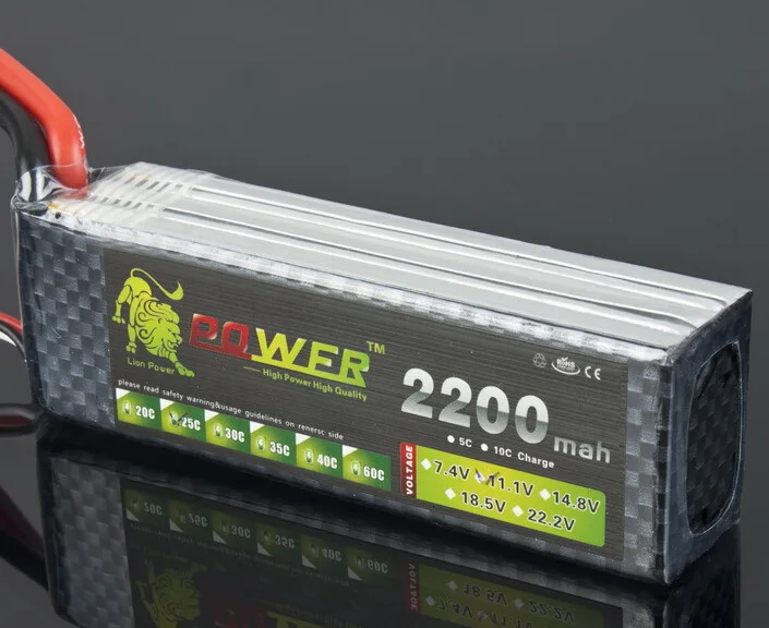 Batería LiPo 11.1V 3S recargable para drones y RC