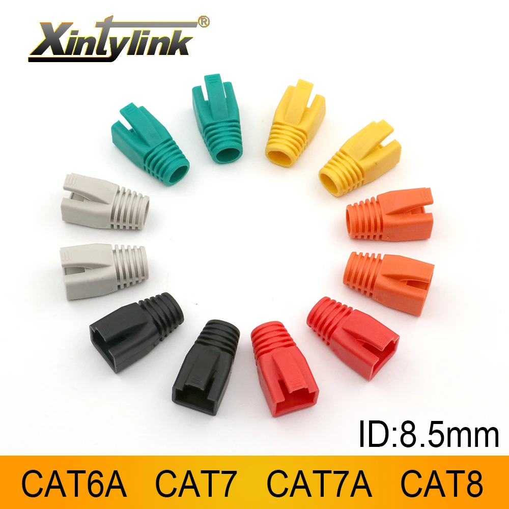 xintylink Protectores RJ45 para conectores Ethernet Cat6a Cat7 Cat8 - imagen 2