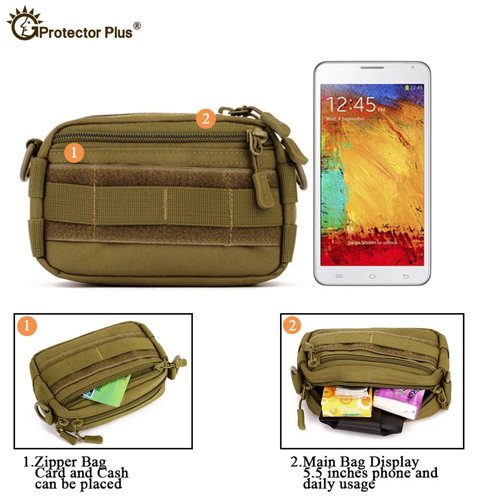 Riñonera táctica MOLLE extensible – Outdoor y senderismo