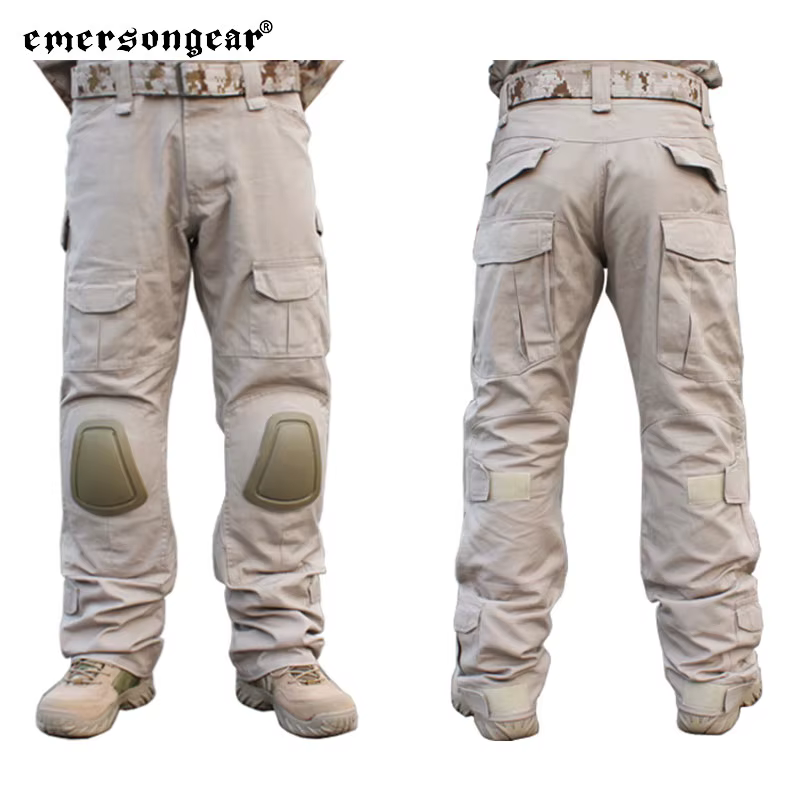Emersongear Pantalones Tácticos de Combate Gen 2 Cargo Tan