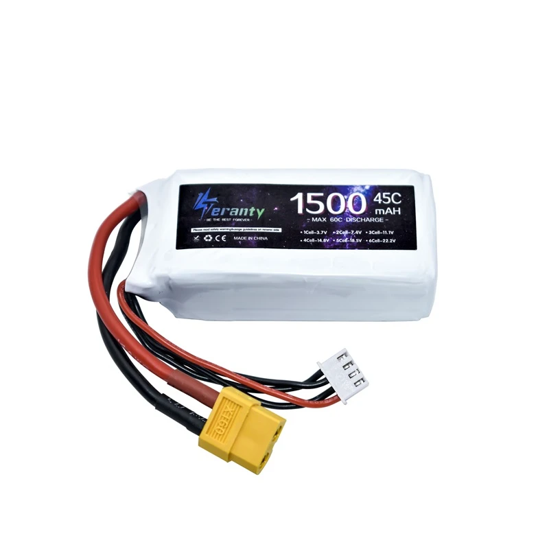 Batería LiPo TERANTY 3S 11.1V 1500mAh 45C para Dron RC - imagen 3