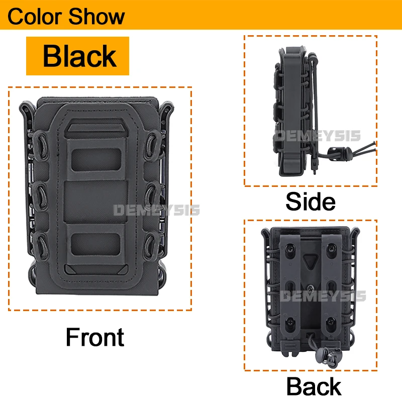 Compatible con plataformas modulares tipo MOLLE