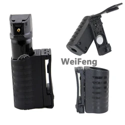 Funda táctica tapa abierta spray defensivo OC – Liberación rápida