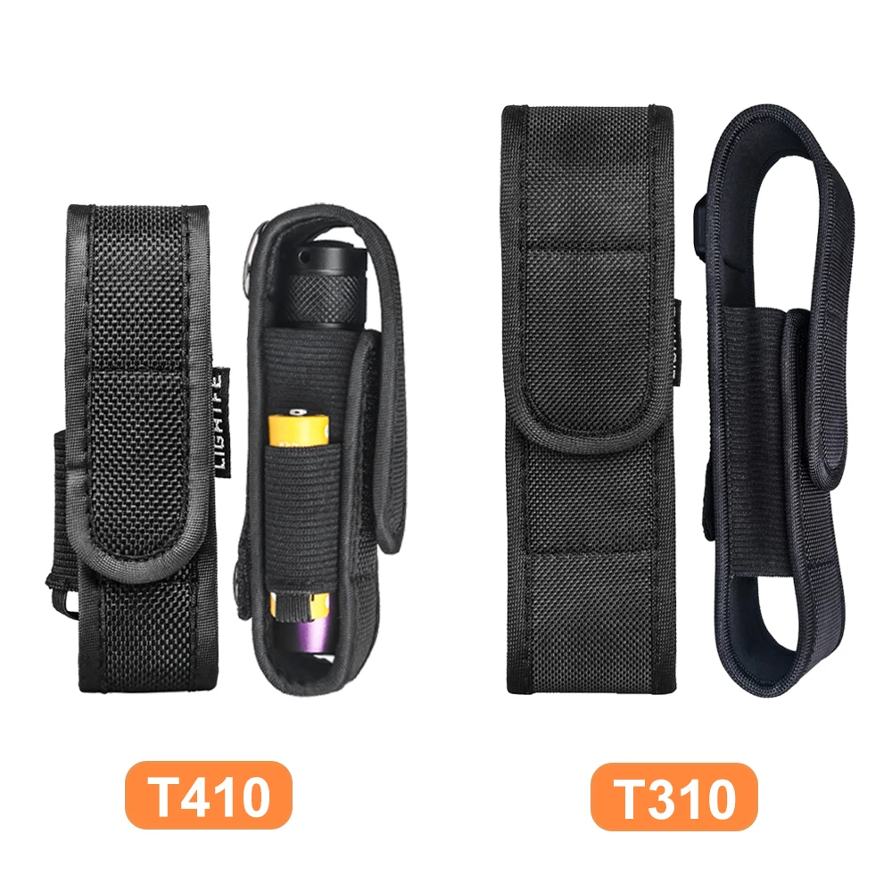 Funda táctica MOLLE para linterna LED, cinturón de nailon para caza - imagen 4