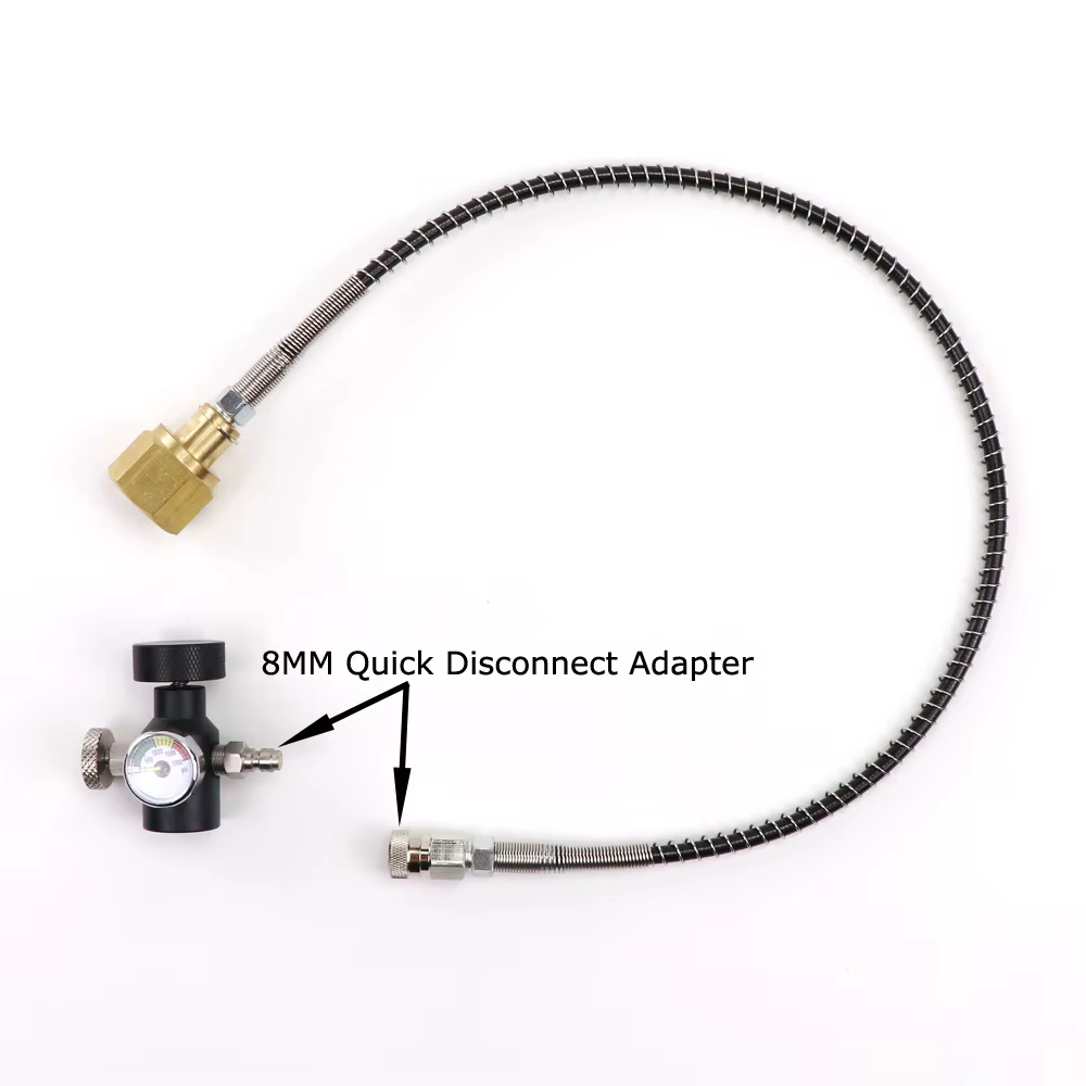 Adaptador CO2 para SodaStream con conectores W21.8-14 o CGA320 y G3/4 - imagen 5