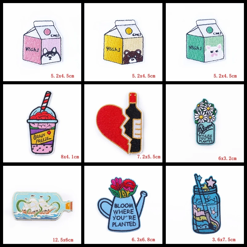 Variedad de diseños de parches bordados Prajna