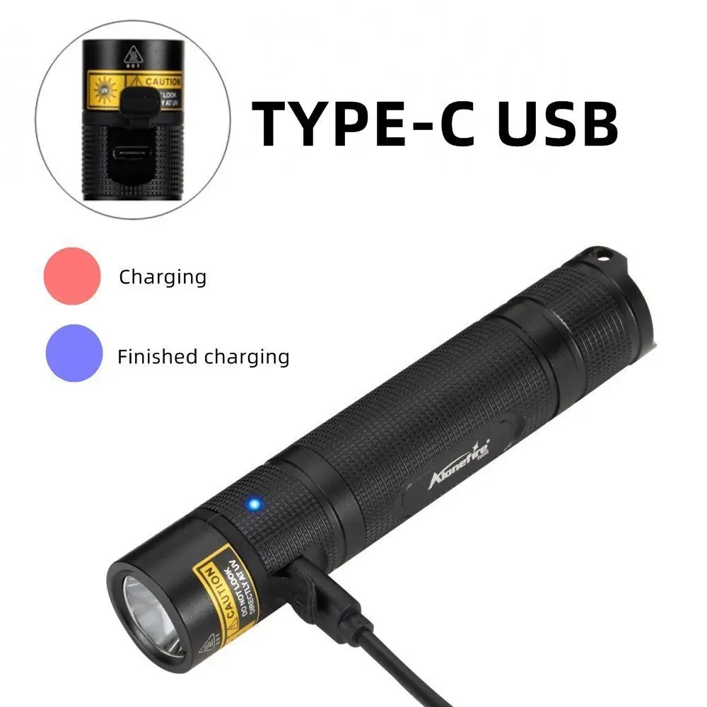 Linterna UV recargable 365nm lámpara detección escorpión luz negra