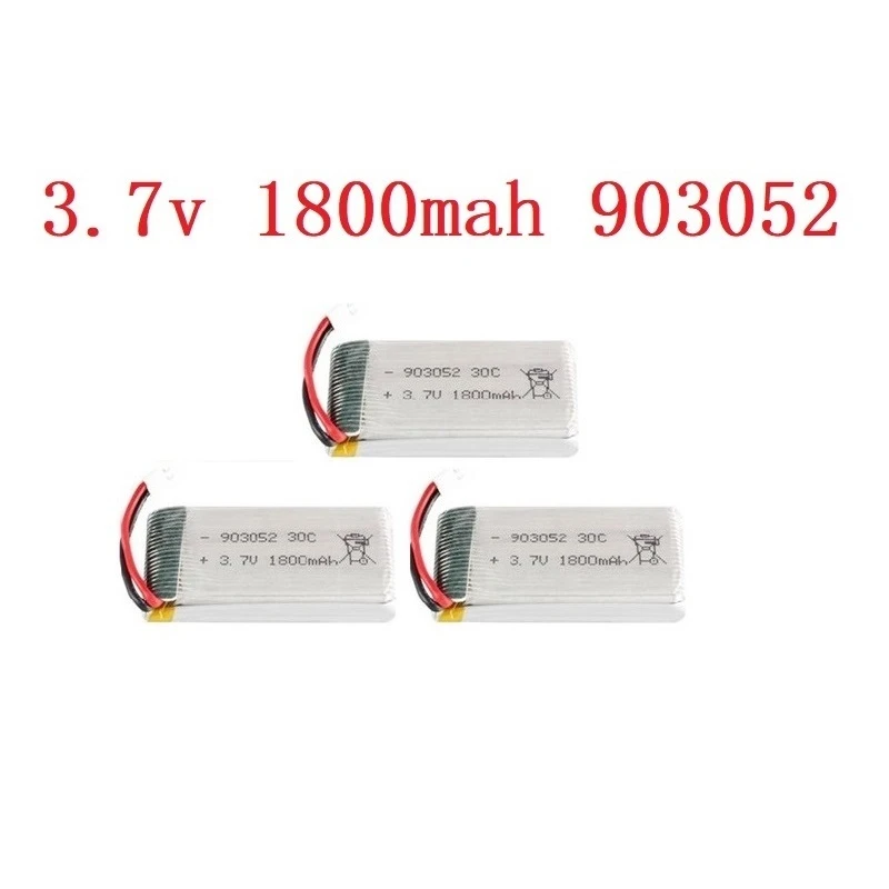 Batería LiPo 3.7V 1800mAh XH2.54 para dron SYMA X5SW/X5/X5S/X5C - imagen 3