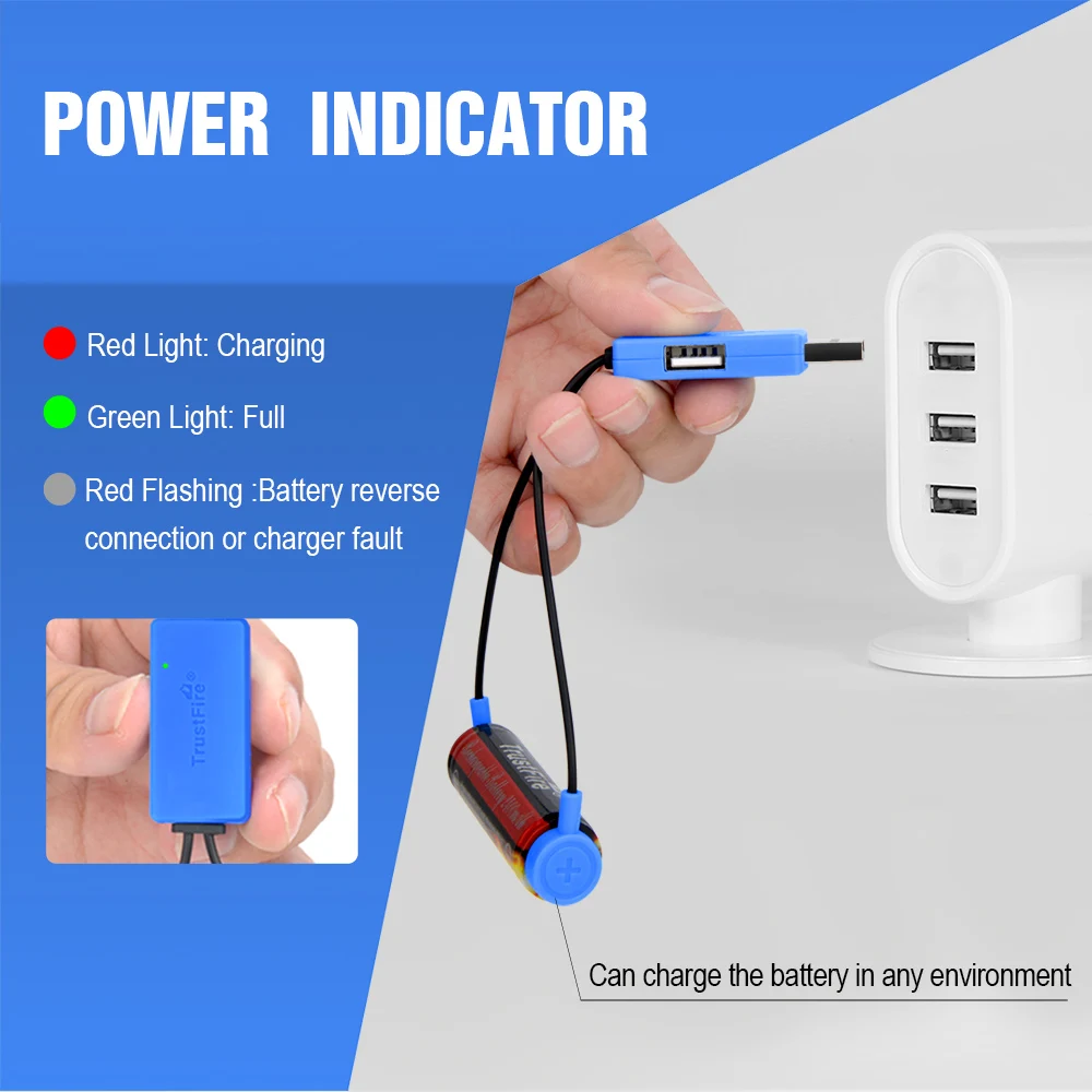TrustFire UC10 Cargador magnético Li-ion con banco de energía - imagen 4