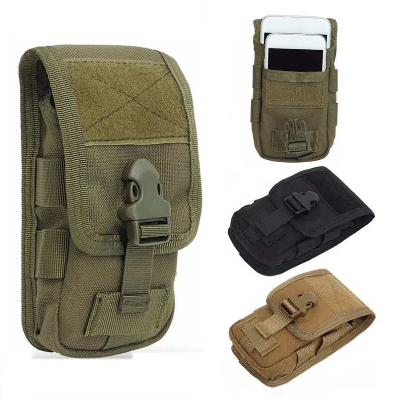 Riñonera MOLLE 1000D – Bolsa táctica EDC con cinturón para teléfono