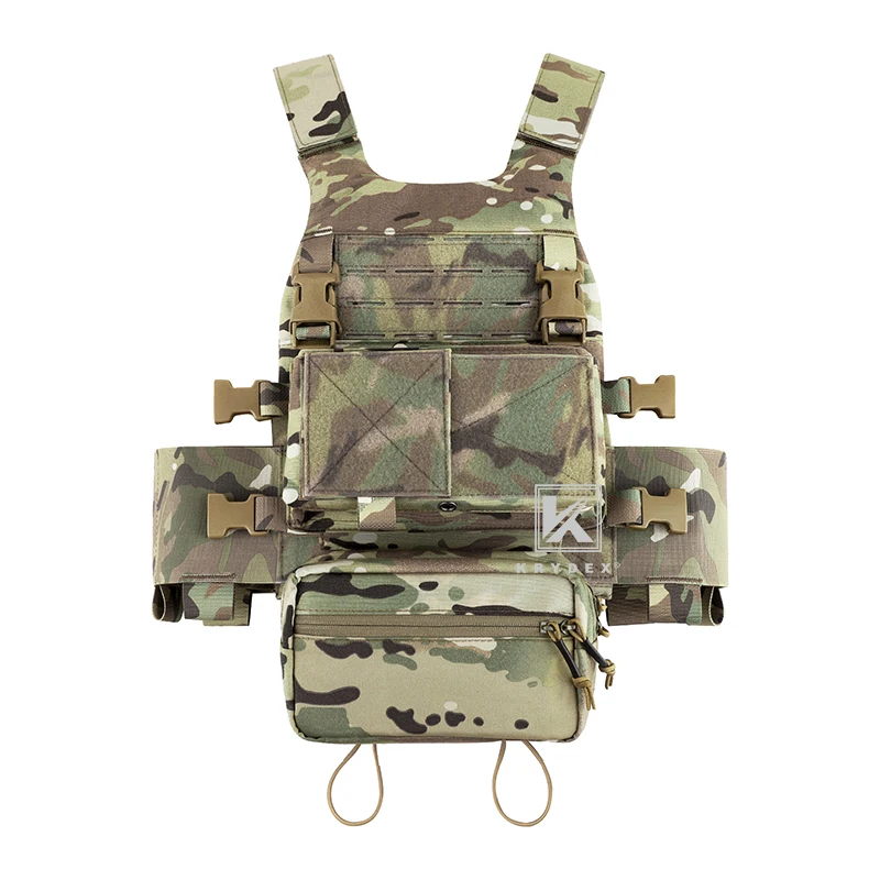 Panel MOLLE para parches y configuración de carga