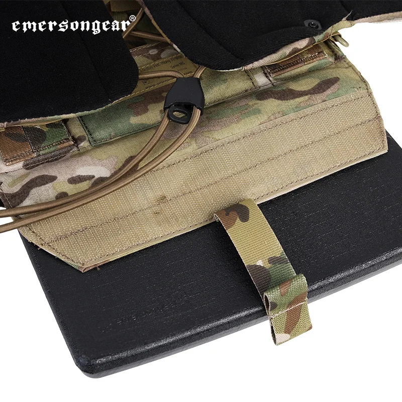 EMERSONGEAR AVS Portador Placa Modular MOLLE Negro - imagen 2