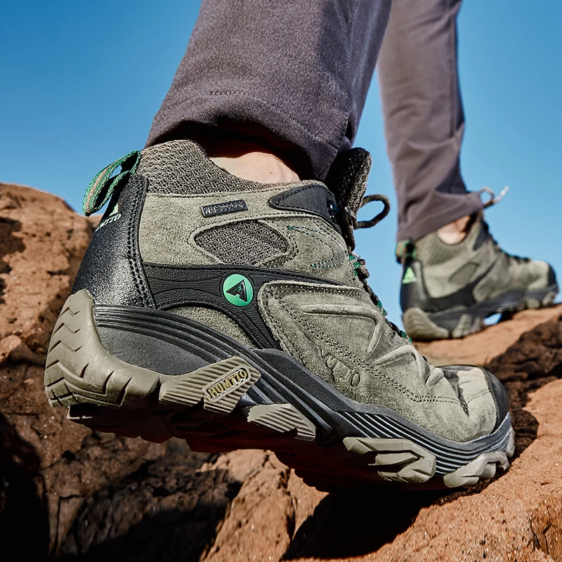 HUMTTO Botas de senderismo impermeables trekking invernal antideslizante