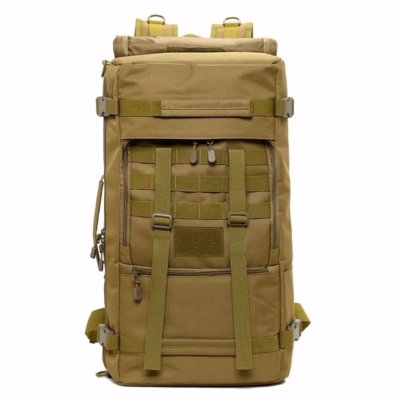 Mochila táctica impermeable 50L Oxford – Senderismo y camping