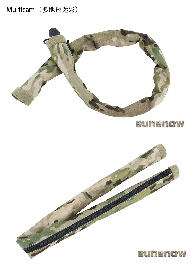 CS Tubo extensión respiratoria táctica de camuflaje para exteriores - imagen 4