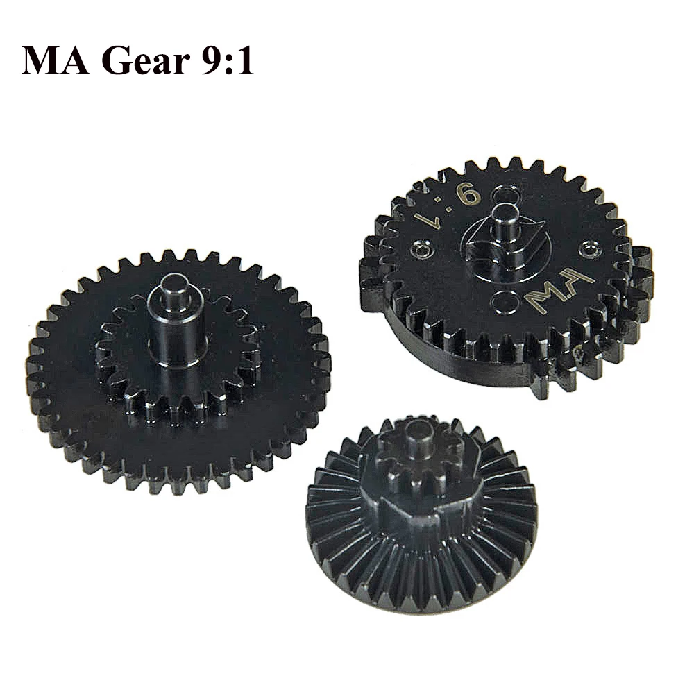 Piñones titanio 9:1 CNC - Set BD para gearbox AEG - imagen 3
