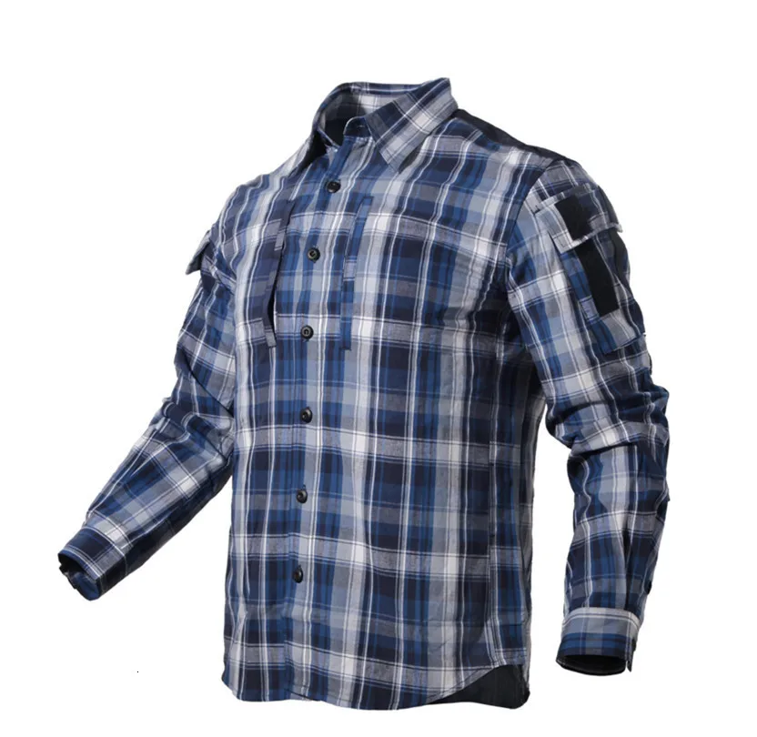 Camiseta Táctica Algodón Ripstop Manga Larga Outdoor