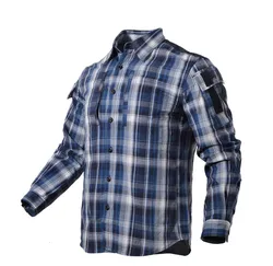 Camiseta Táctica Algodón Ripstop Manga Larga Outdoor