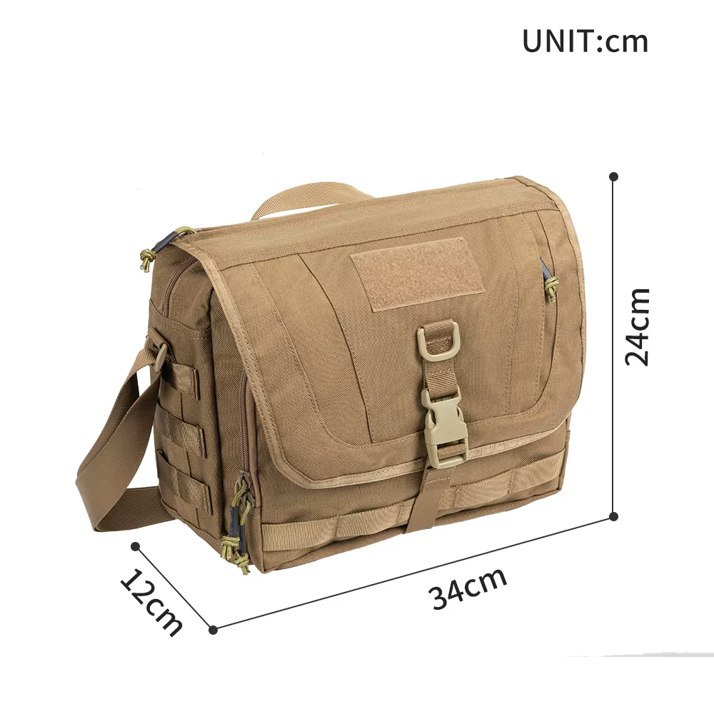 Bolso táctico vista frontal