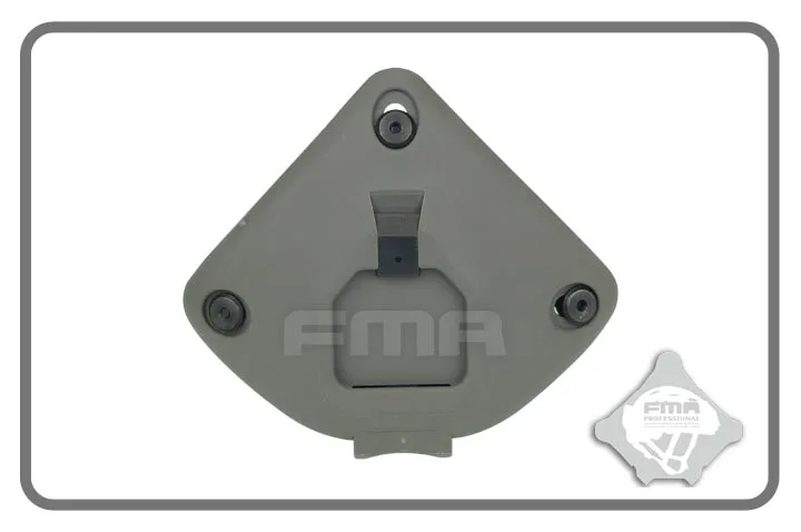 Casco táctico FMA con adaptador NVG y cubierta VAS de plástico