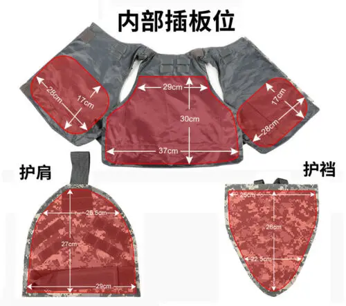 Chaleco táctico OTV Interceptor de nylon MOLLE para caza