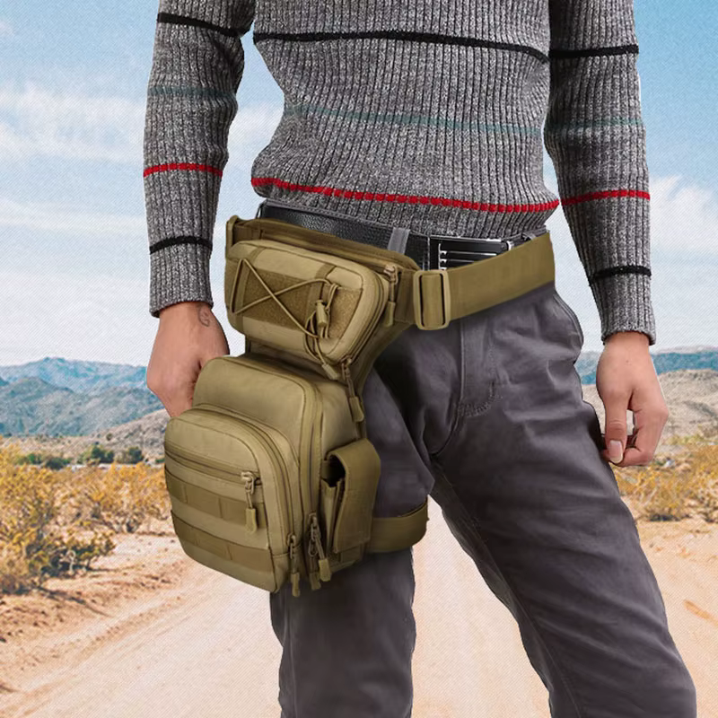 Bolsa de Pierna Táctica Ajustable MOLLE Outdoor - imagen 4