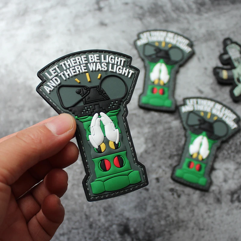 Parche 3D táctico Keep Smile MOLLE resistente para chalecos y mochilas - imagen 3